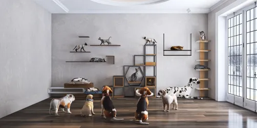 Pets in home