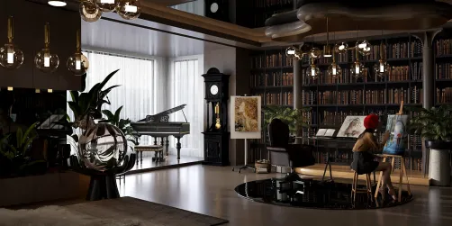 .Rich studio dreams.