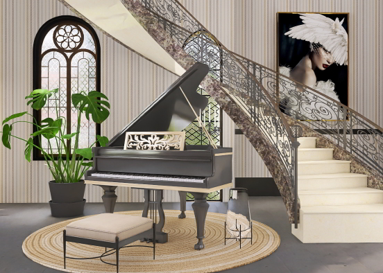 Piano Room 🎹🎹🎹 Design Rendering