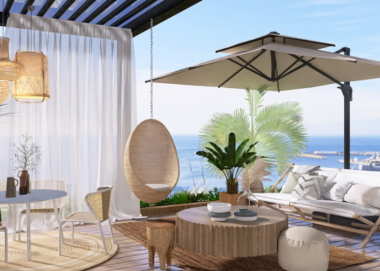 just imagine staying here in a sunny day  Design Rendering