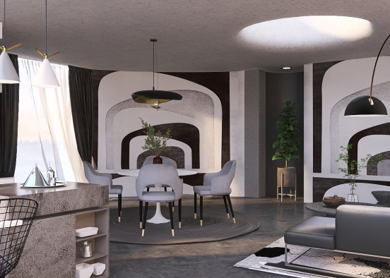 living with style Design Rendering