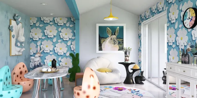 Easter bunny room 🐰🐣 