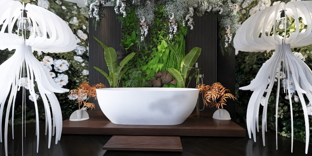 Floral Bathroom 💚