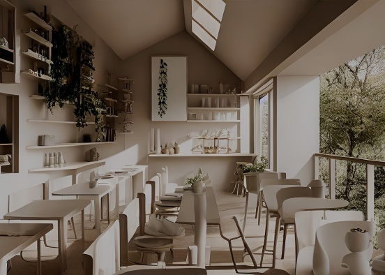 Japandi style Dining area!🖤 Design Rendering