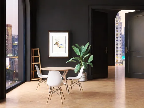 Simple small dining room