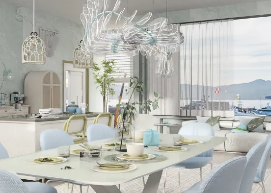 # energia marina  Renderização de Design