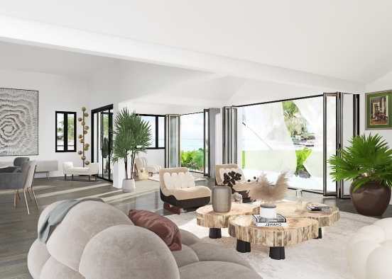 Beach Home Design Rendering