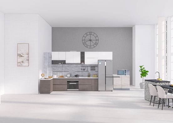 Dream kitchen space  Design Rendering