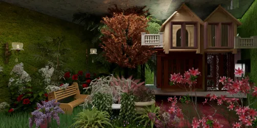 ENCHANTED NIGHT IN THE BACKYARD. 