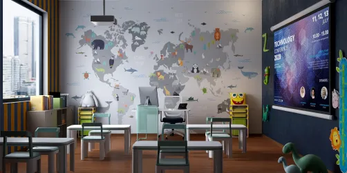 Modern Kinder Garden.🤓🧒🏻👦🏽🧮📚