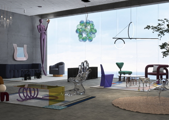 Cyber punk dreams Design Rendering