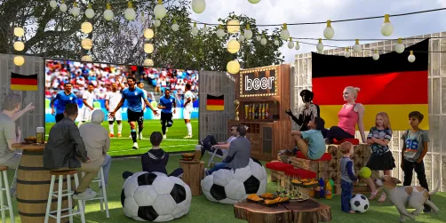 German soccer fans EM 2024⚽️⚽️⚽️