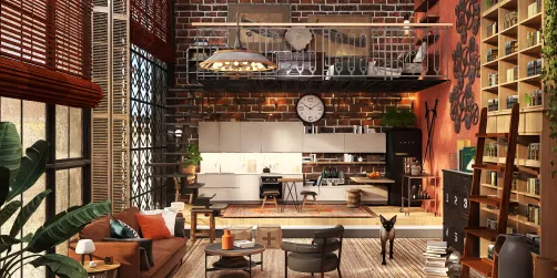 Miss Kitty's Industrial Loft