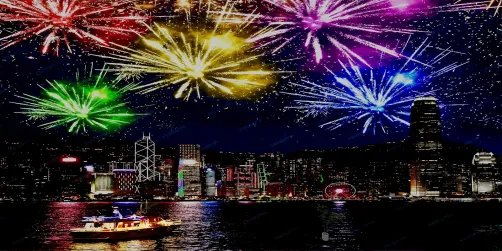 Hong Kong Victoria harbour 🇨🇳🇭🇰⭐️🌟🎇🌌🎆🌟⭐️