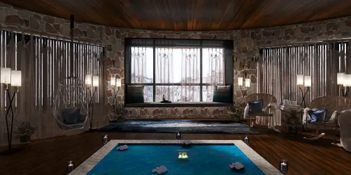Indoor pool area 