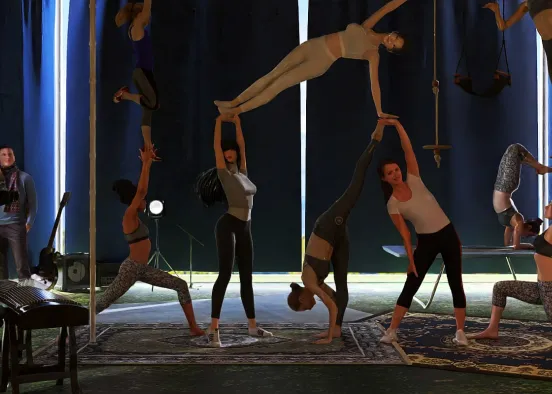 # Acrobatics rehearsal Renderização de Design