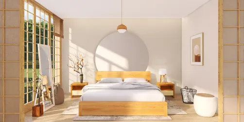 Japandi bedroom
