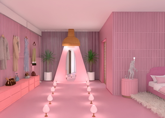 Barbie dressing room Design Rendering