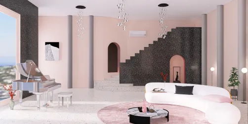 Tendencia Rosa-platinado con mosaico 