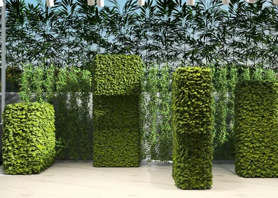 # Rear garden Renderização de Design