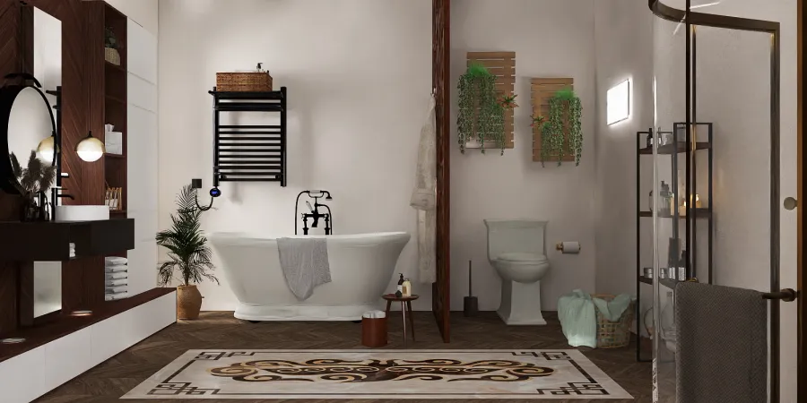 a bathroom with a toilet, sink, and bathtub 