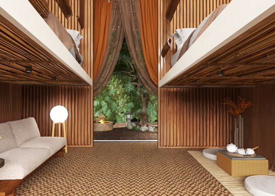 Oriental Cabin 🍂🌞 Design Rendering