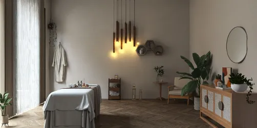sala de estética boho