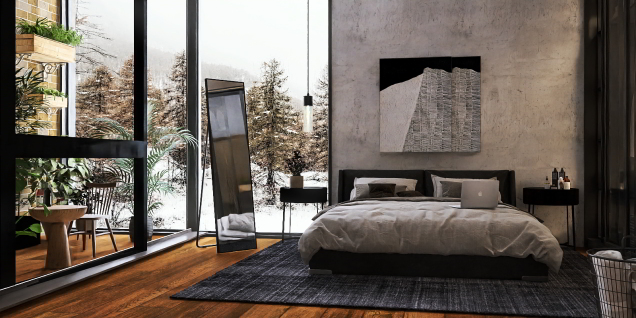 Mountain bedroom