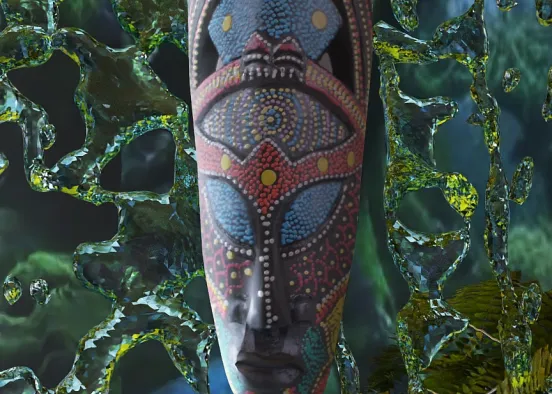 # Afro Deep Tribal  Визуализация дизайна