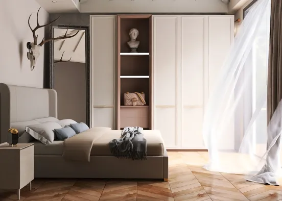 Living your best life - bedroom Design Rendering