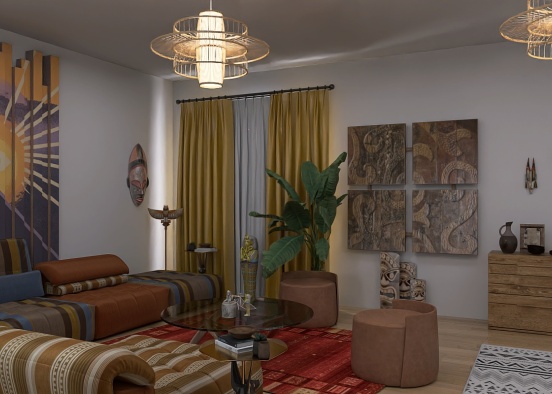egypt room Design Rendering
