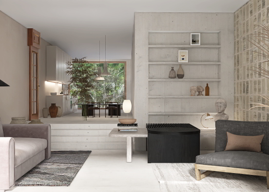 Japandi Design Rendering