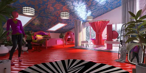 Teen Attic Bed & Bath