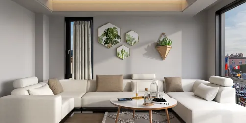 Salon appartement.  