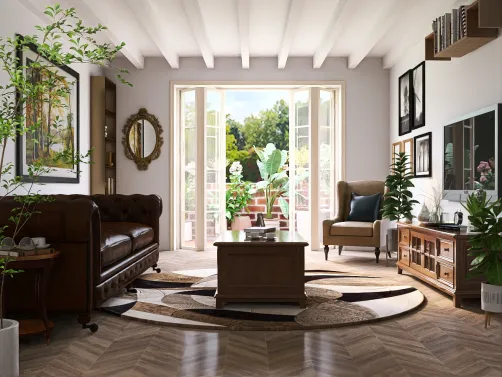 Traditional living room