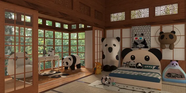 Panda room for my brother
