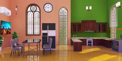 Italian kitchen and Dining Room 