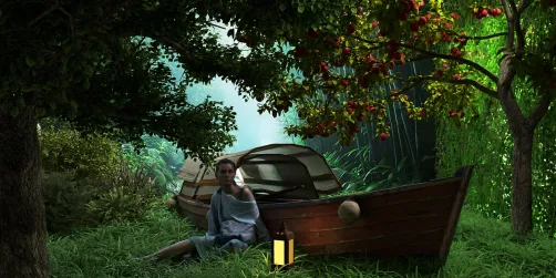 Lost in the immensity of the jungle