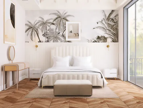 Long Island Beach House Guest Bedroom