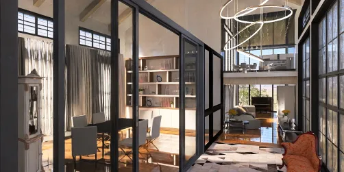 A luxurious house
