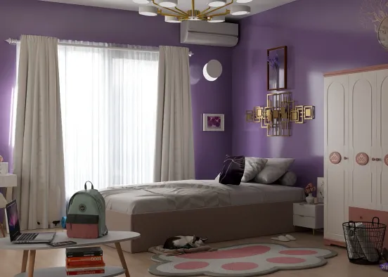 bedroom lovee💜 Design Rendering