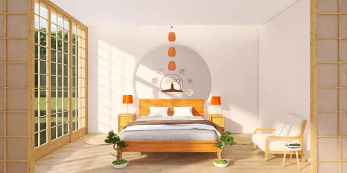 Asian bedroom