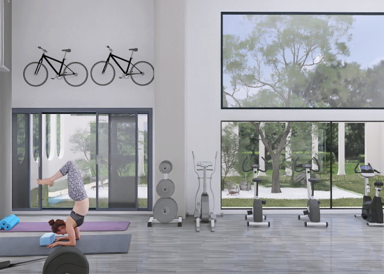 Fitness center Design Rendering