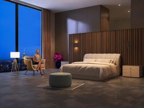 New York Hotel bedroom vacation 