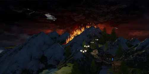 Fire in the sky...