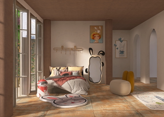 bunny room Design Rendering
