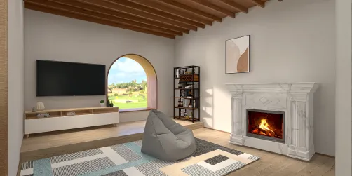 Sala de estar simples 