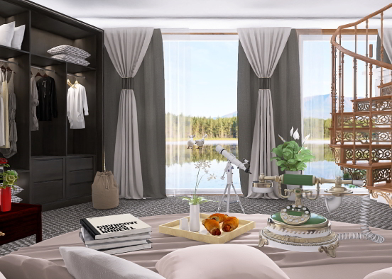 Amazing downstairs Lakeview room  Design Rendering