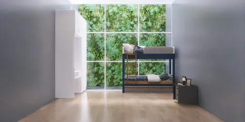 simple bedroom for 2 kids