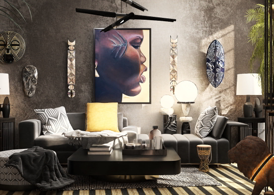 African inspired  Design Rendering